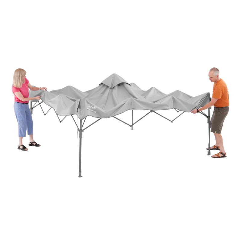 Coleman Instant Canopy with Sunwall 10'x10' - Gray