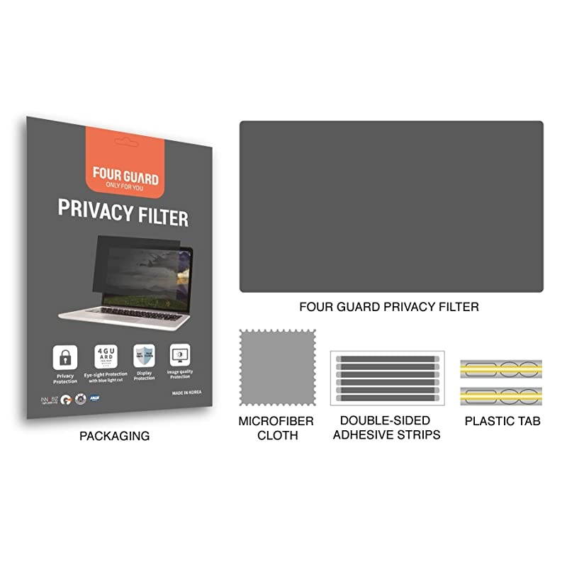 Privacy Screen Filter for Laptop-Notebook 14.1 Inch 16:10 Widescreen - Privacy Protection Blue Light Reduction Anti Glare Anti Scratch Protector Film