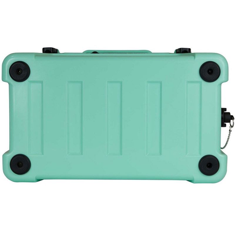 Driftsun Heavy Duty Rotomolded Thermoplastic UV Resistant Portable 45 Quart Insulated Hardside Ice Chest Beverage Cooler, Sea Foam