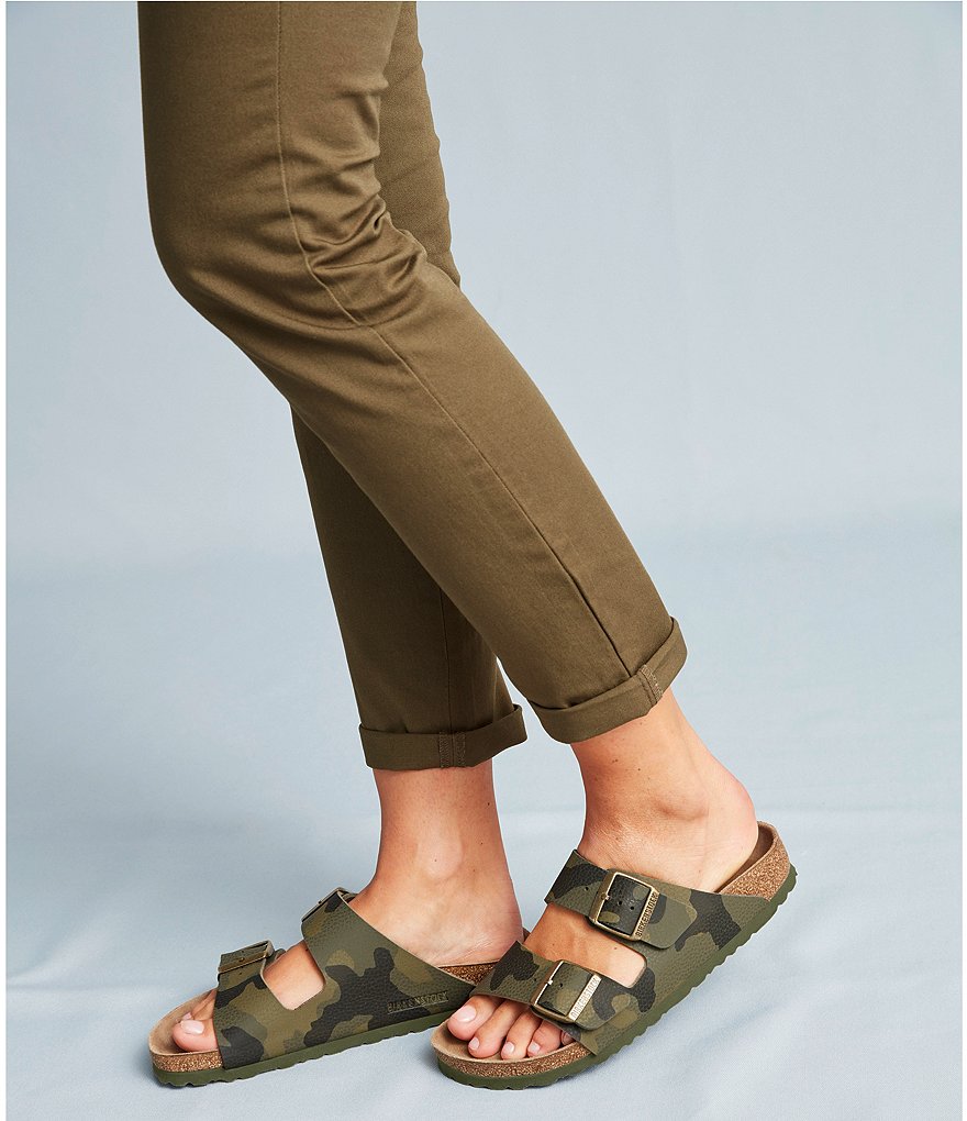 Birkenstock Women's Arizona Camo Double Buckle Strap Sandals