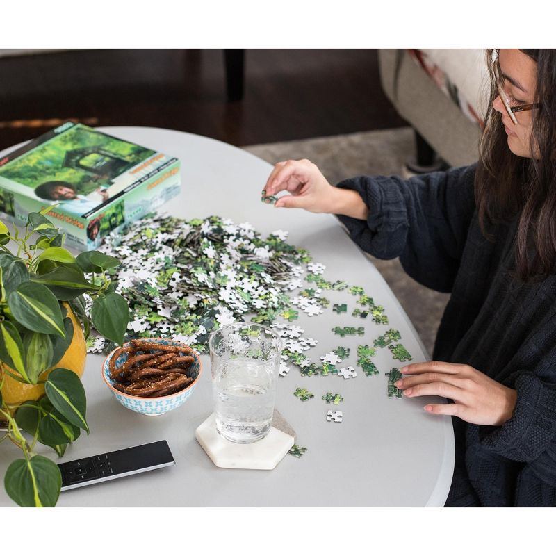 Toynk Bob Ross Covered Bridge Nature Puzzle | 1000 Piece Jigsaw Puzzle