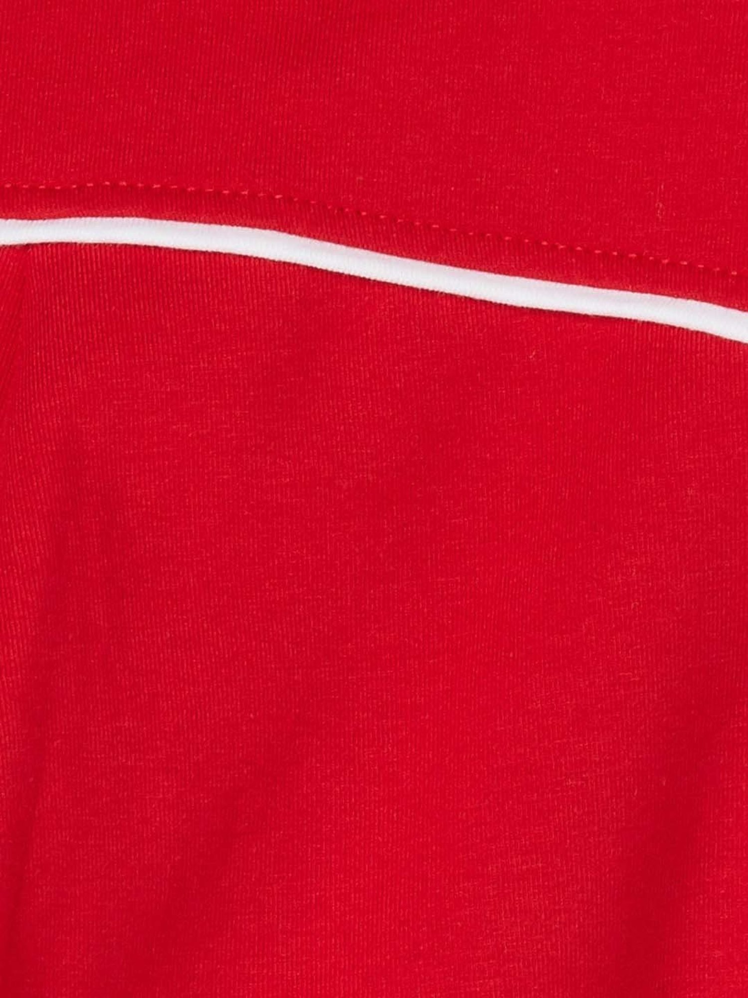 KAPPA Girls Red Cotton Regular Fit Leggings