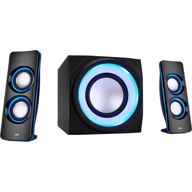 Cyber Acoustics Curve Ca-3712Bt 2.1 Bluetooth Speaker System - Black