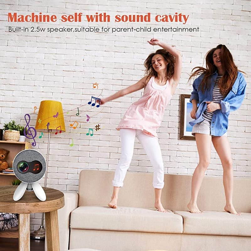 Mini Projector  YG220 Pico LCD Video Projector for Children PresentHome TheaterGameOutdoor Entertainment with HDMI USB AV Micro SD Input and Remote Control