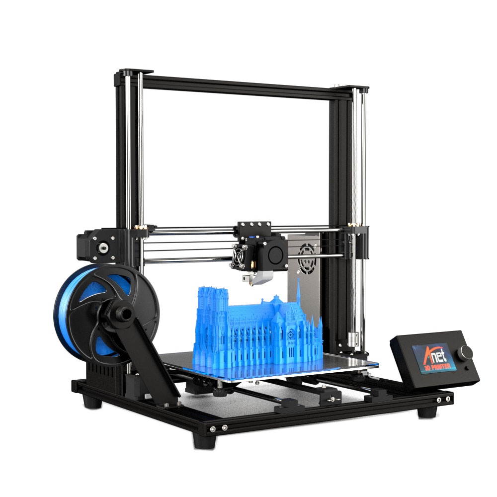 A8 Plus DIY 3D Printer Kit 300*300*350mm Printing Size With Magnetic Movable Screen/Dual Z-axis Support Belt Adjustment