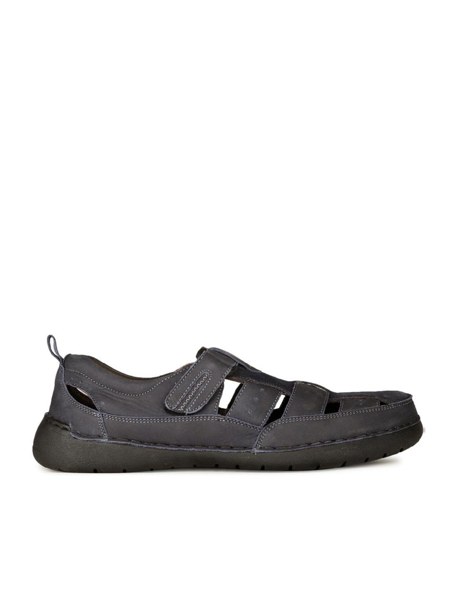 Hush Puppies by Bata Men's Grey Fisherman Sandals