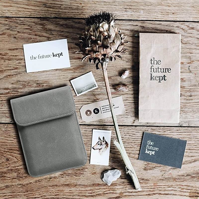 6 Inch Kindle Sleeve for All-New Kindle 2019/Kindle Paperwhite (Included 2018 Version)/Kindle Voyage/Kindle (8th Gen, 2016)/Kindle 4/5/Kindle Touch Protective Pouch Bag Case Cover, Gray