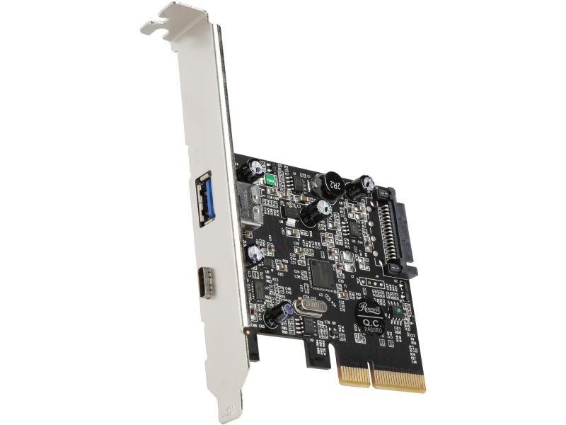 Add on Cards USB 3.1 Dual 10Gbps 2x Type-C Ports PCI Express Controller Riser Card Expansion Adapter for Mac Pro Windows Miner
