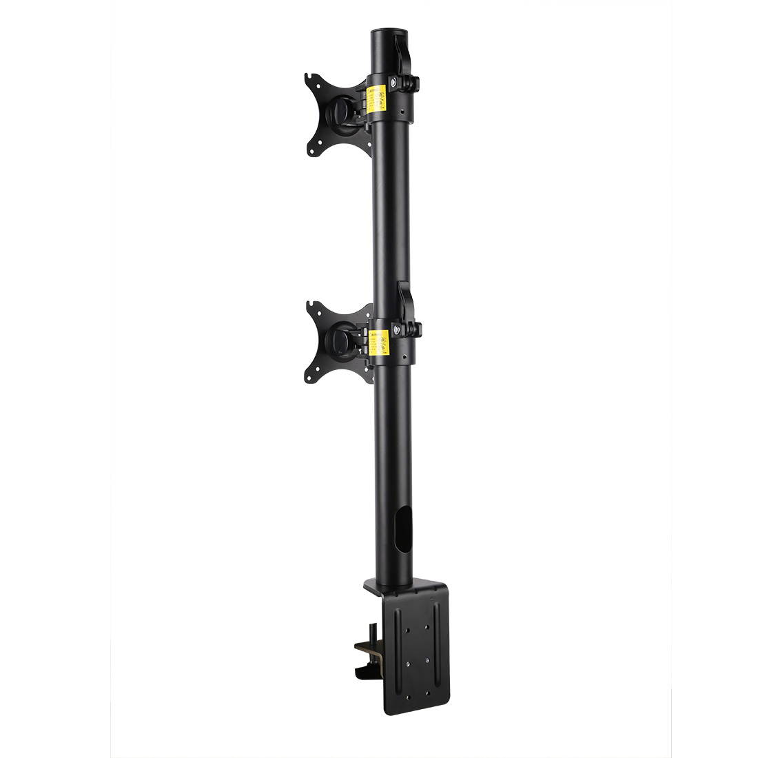 FLEXIMOUNTS D1DV Full Motion Vertical Dual Desk Mounts Stand for 2 screens up to 27" LCD Monitor