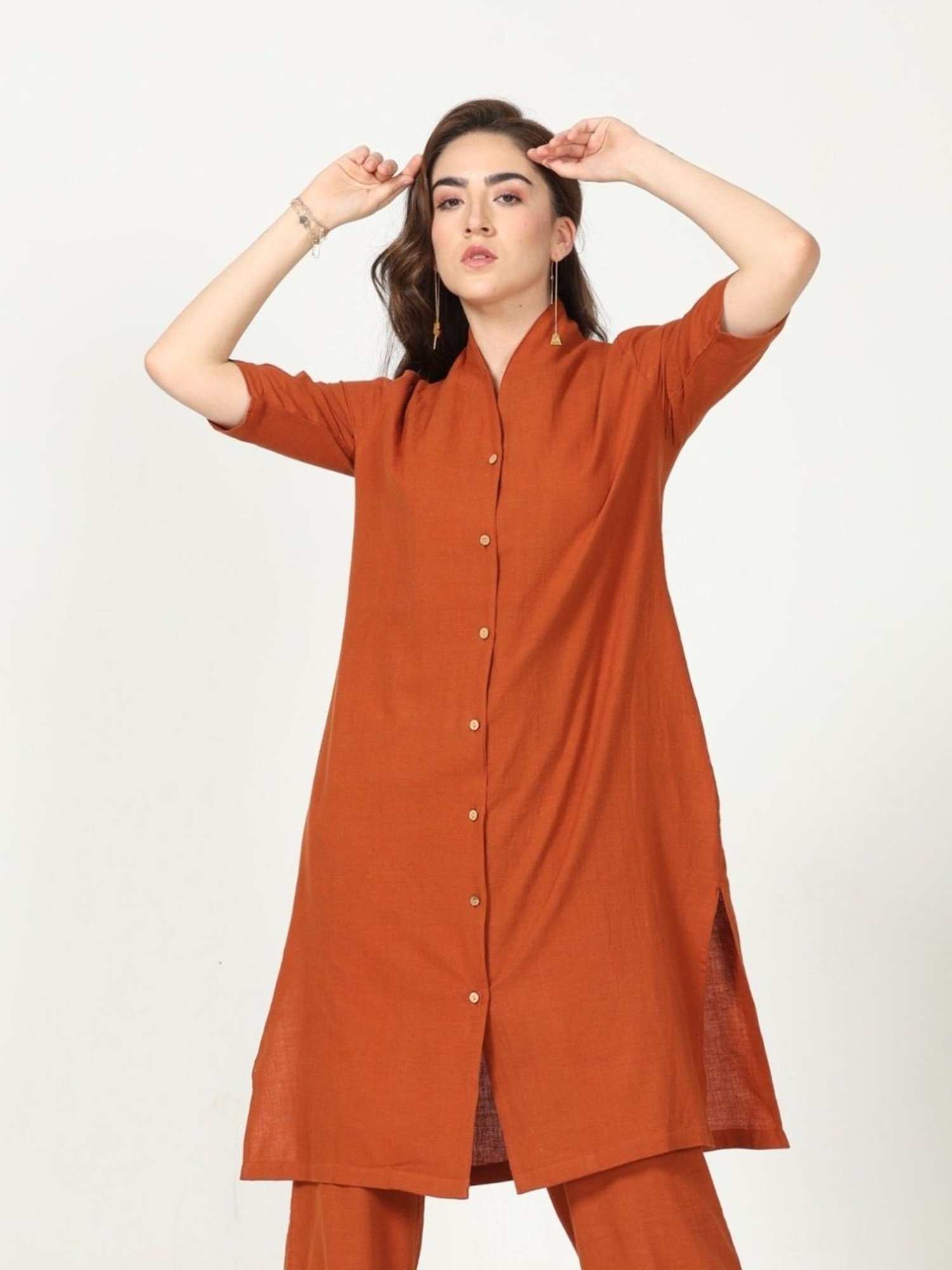 Saltpetre Timeless Orange Co-ord Set in Organic Cotton