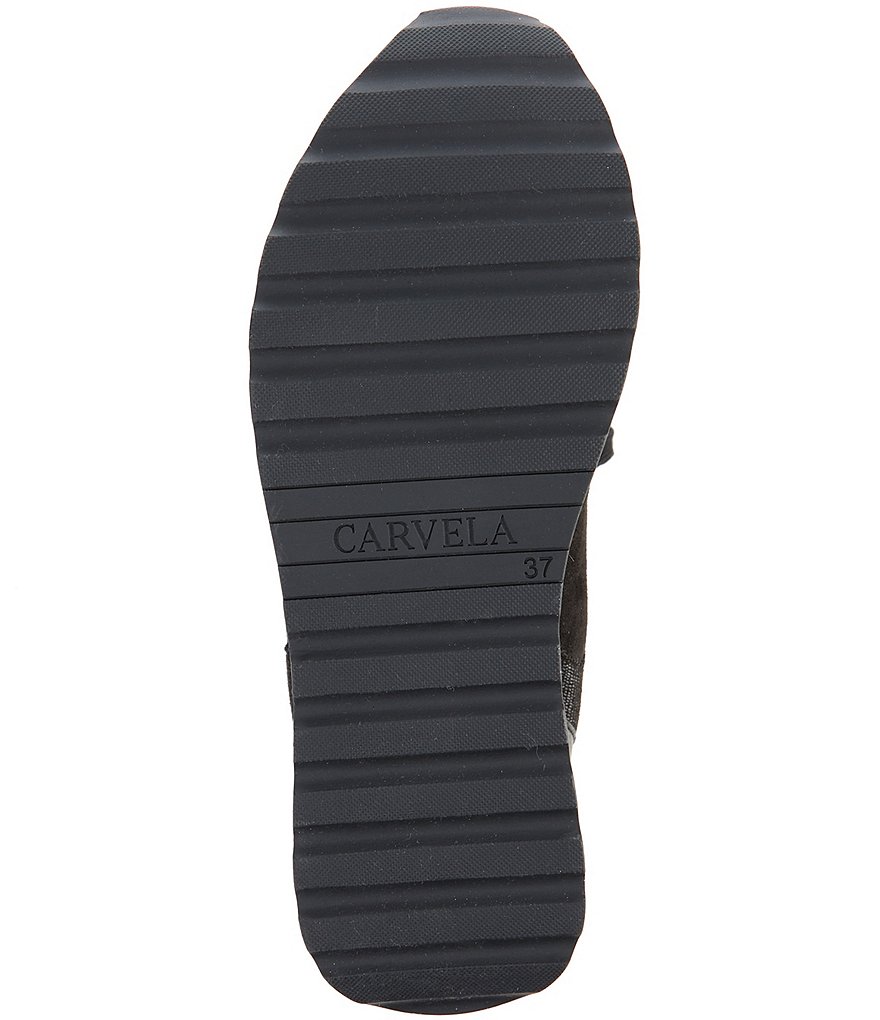 Donald Pliner Pelham Neoprene Mixed Leather Slip-On Wedge Sneakers