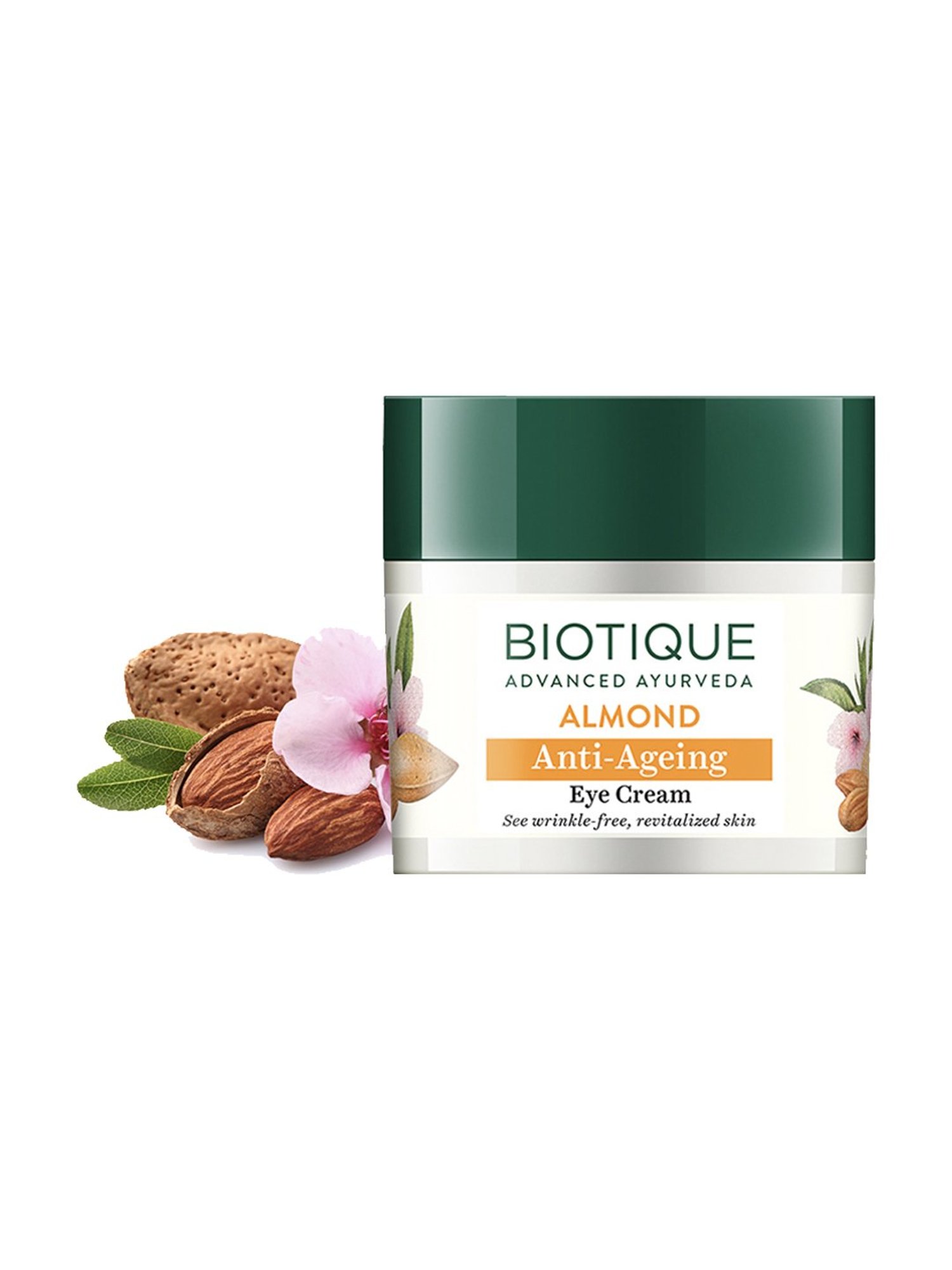BIOTIQUE Almond Anti-Ageing Eye Cream - 15 gm
