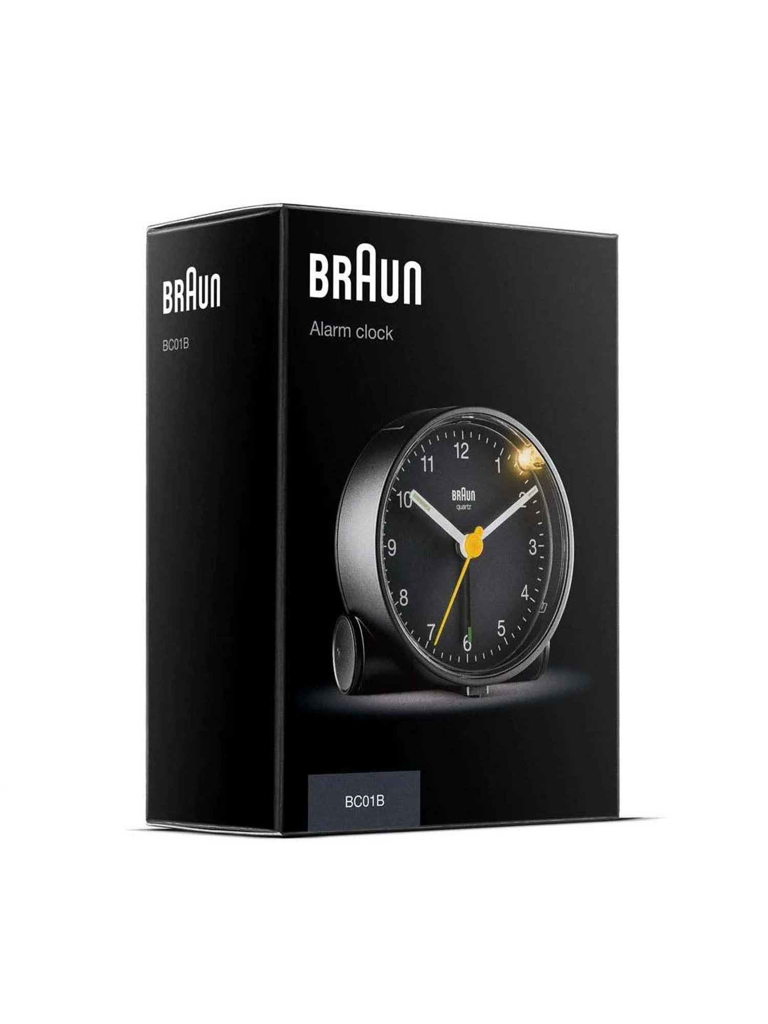Braun Black Classic Analog Alarm Clock