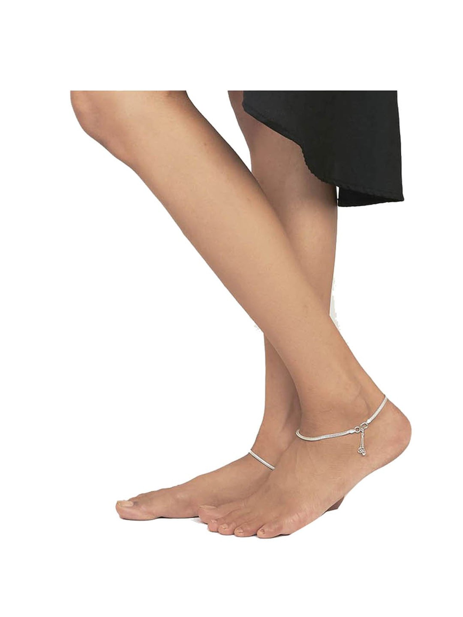 Taraash 92.5 Sterling Silver Anklets for Women