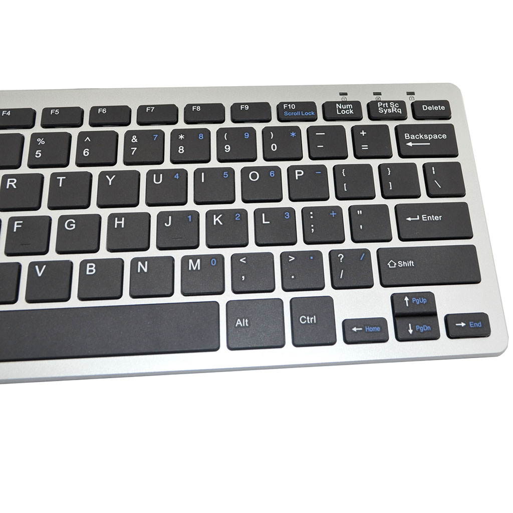 iKKEGOL Mini USB Slim Wired 78 Key Small Compact Keyboard for Desktop Laptop PC Win 7 - Black