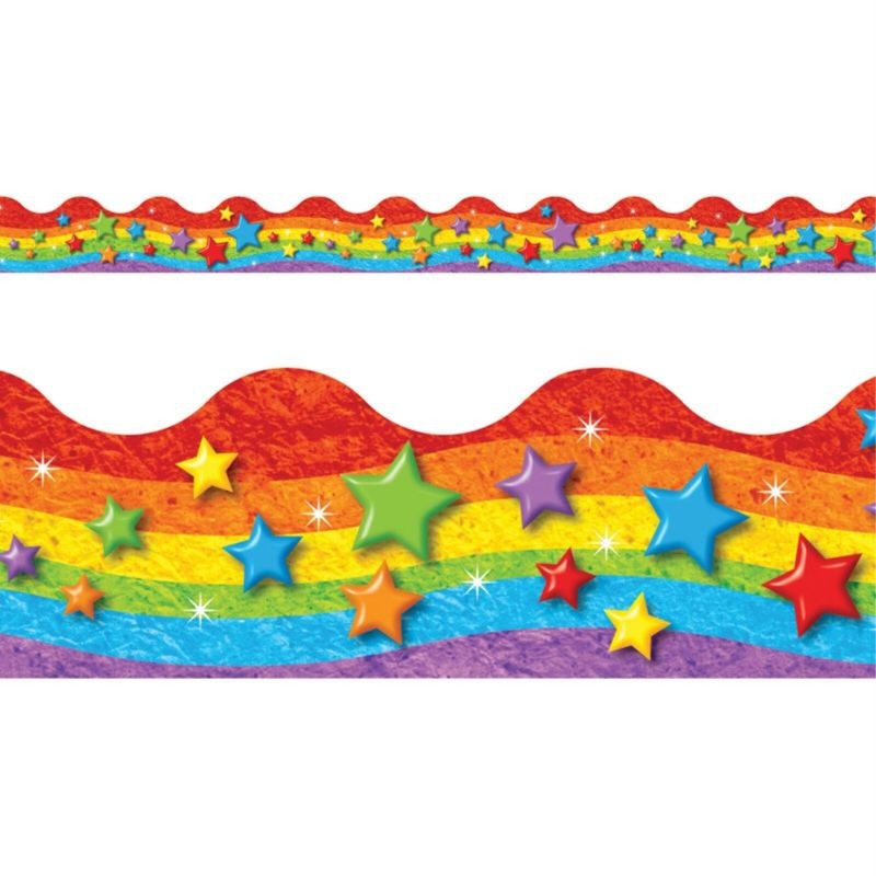 Rainbow & Stars Terrific Trimmers, 39 ft