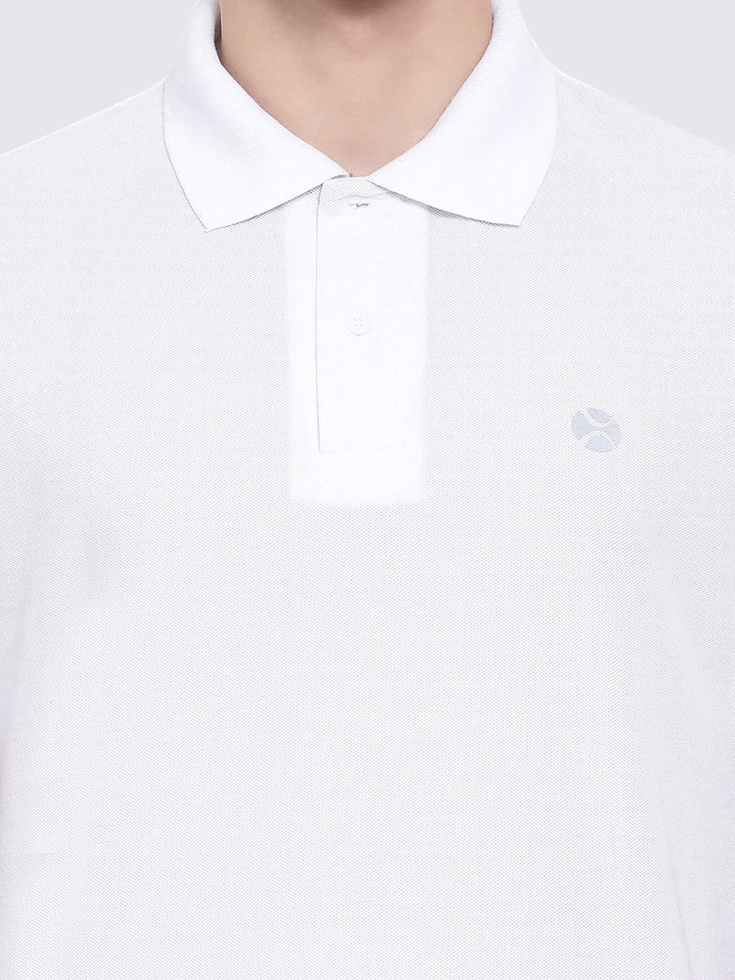 Lux Nitro White Regular Fit Polo T-Shirt