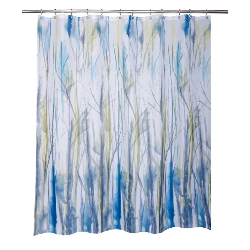 Windswept Shower Curtain Blue/Green - Moda at Home