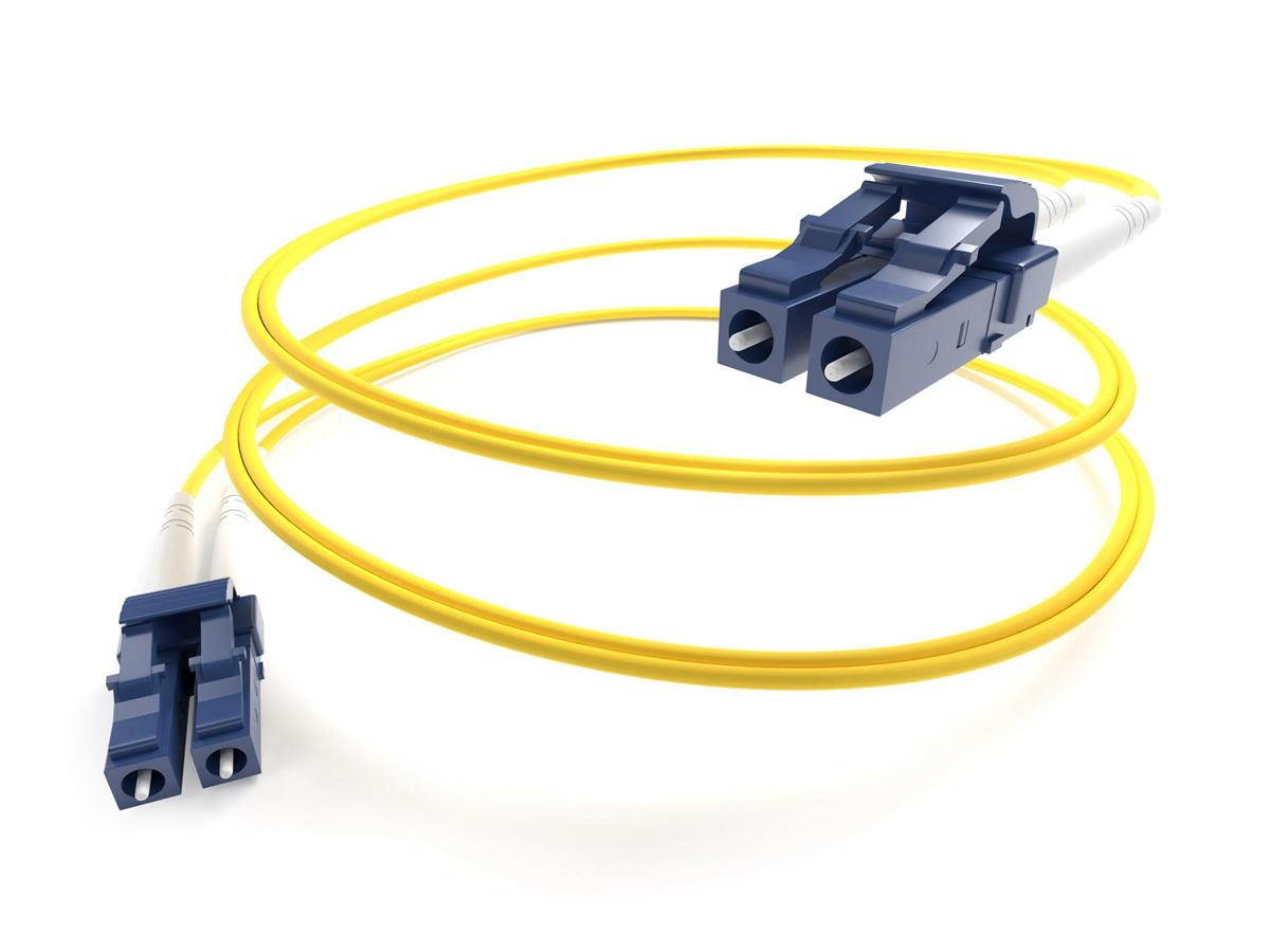 unirise usa llc fiber optic patch cable lc-lc 9 125 singlemode duplex yellow 12m