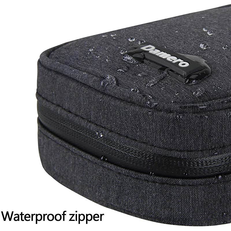 USB Flash Drive Case Bag Wallet, SD Memory Cards Cable Organizer-Travel Gadget Case for Electronics Accessories (Small, Black)