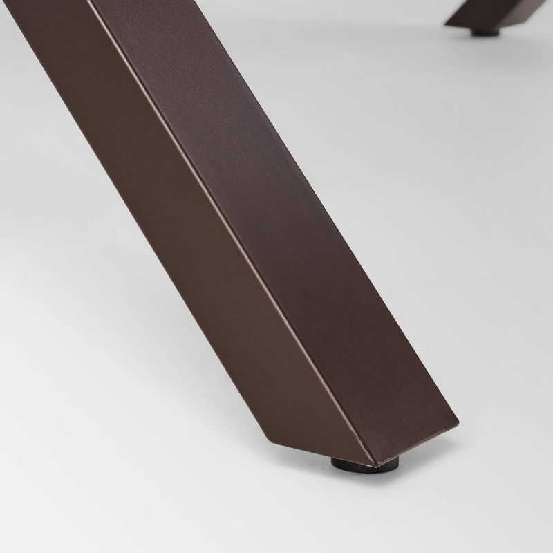 Circi 5pc Outdoor Dining Set - Black and Charcoal - CosmoLiving by Cosmoplitan