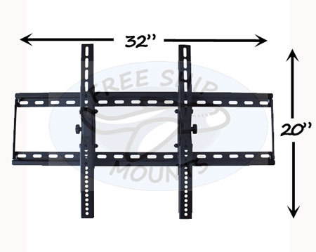 Impact Mounts HEAVY DUTY EASY TILT MOUNT FOR TV SCREEN SIZES 32-80" (Model IMPLB5)