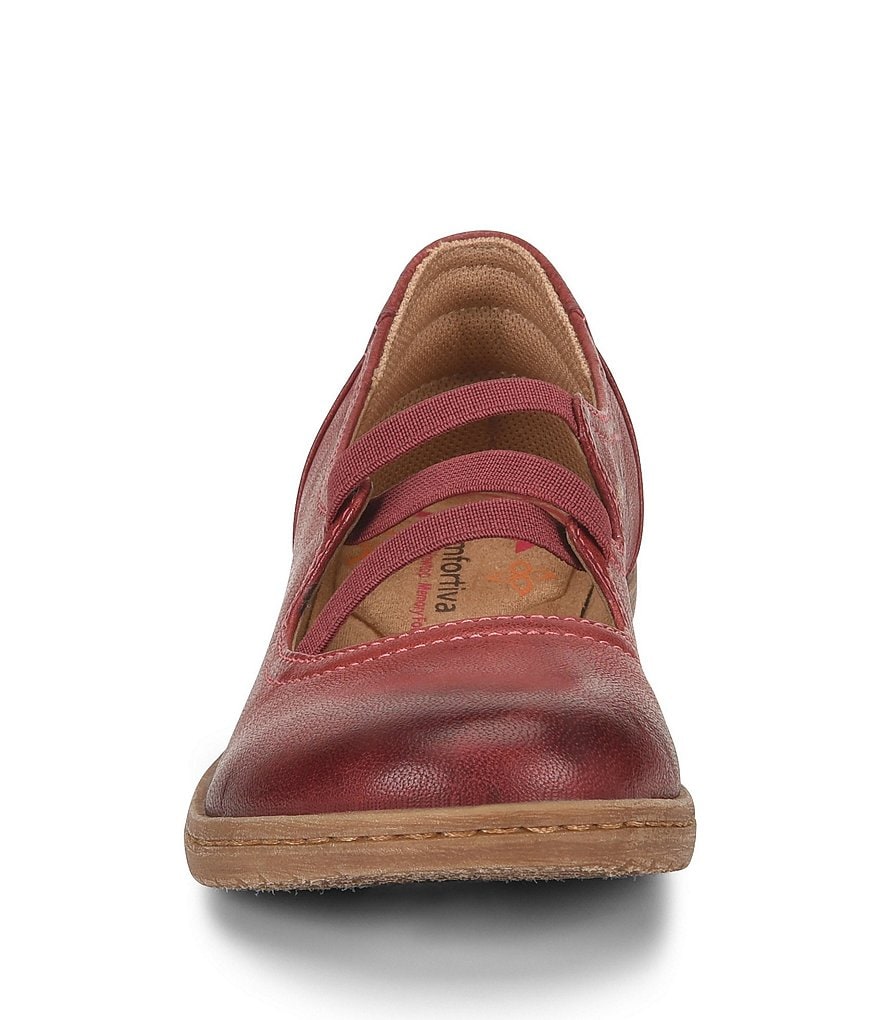 Comfortiva Farmington Leather Flexible Strap Wedge Sneakers