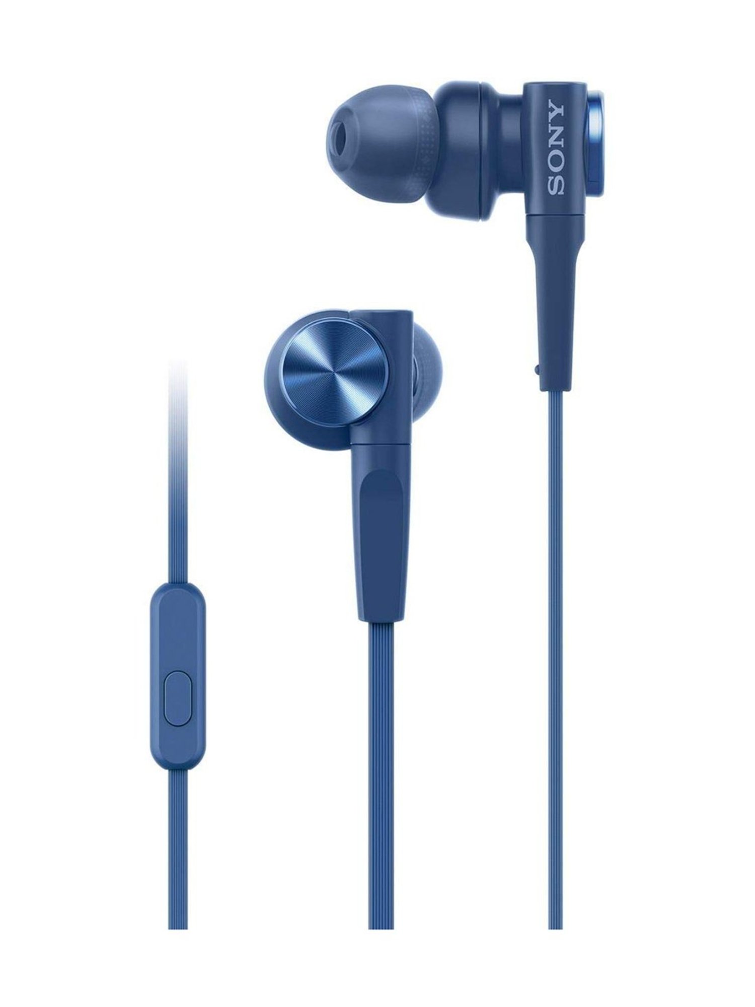 Sony MDR-XB55AP Wired in-Ear Headphone with Mic (Blue)
