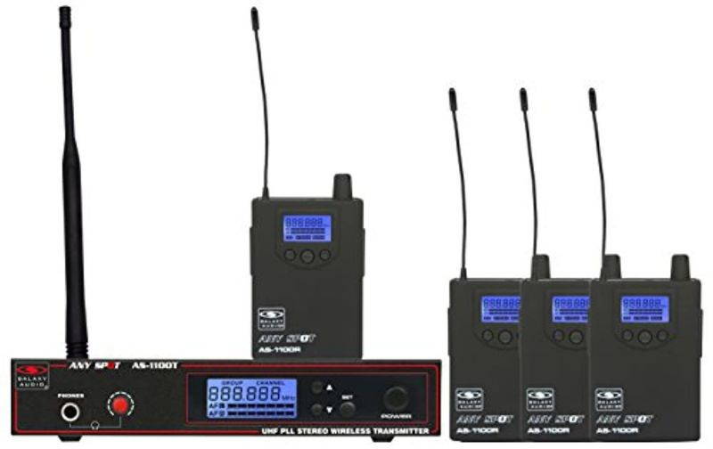 Galaxy Audio AS-1100-4D
Wireless Personal Monitors Assistive Listening Wireless Monitors