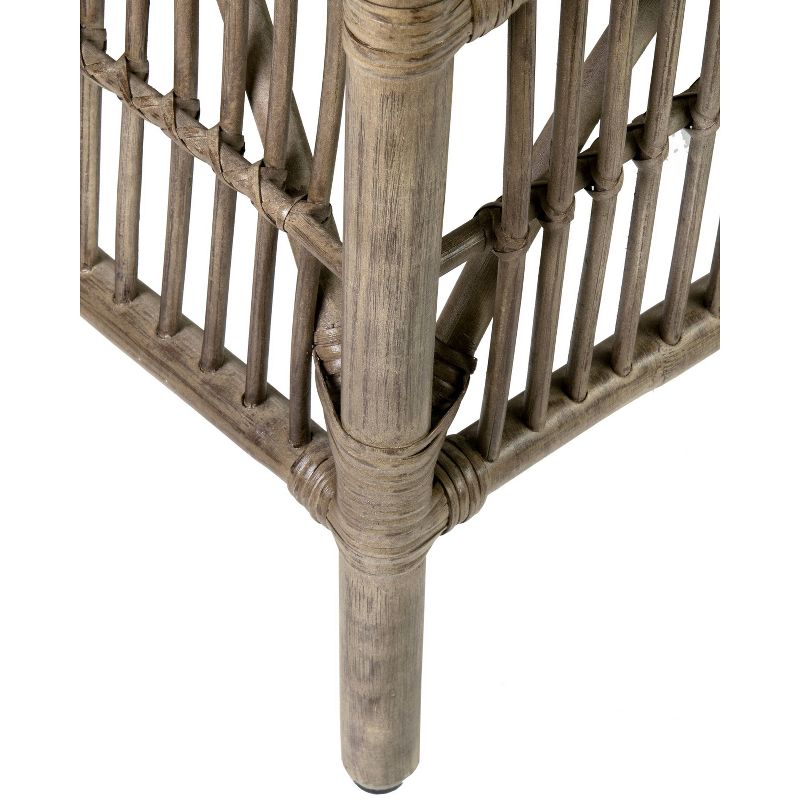 Set of 2 Lola Rattan Dining Chair Brown - East At Main