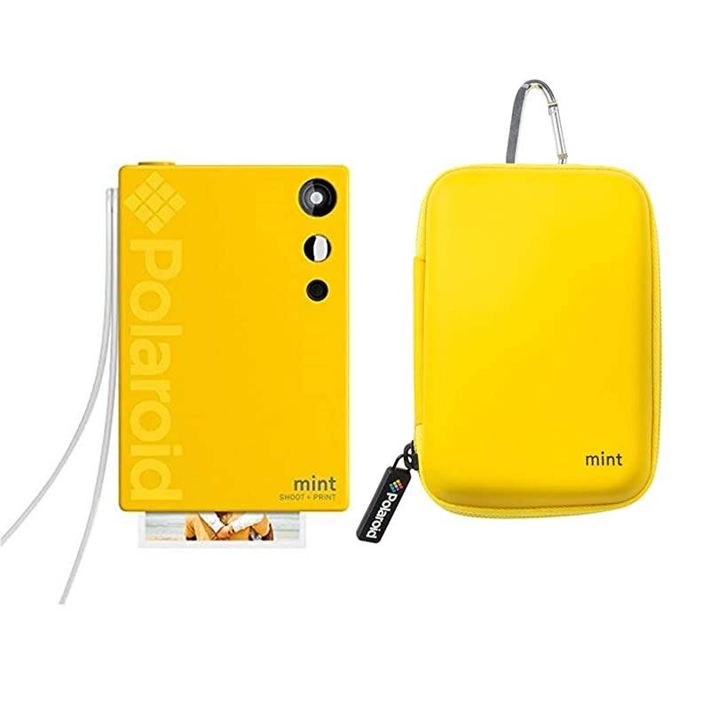 Zink  Mint Instant Print Digital Camera (Black), Prints on Zink 2x3 Sticky-Backed Photo Paper