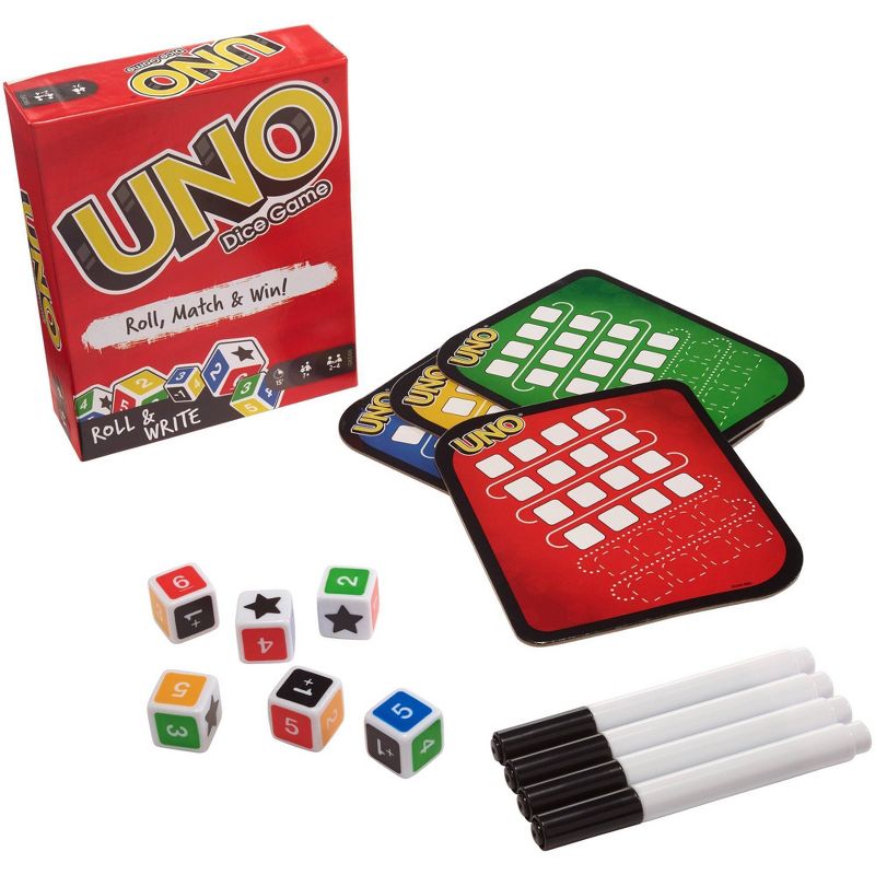 UNO Roll & Write Card Game