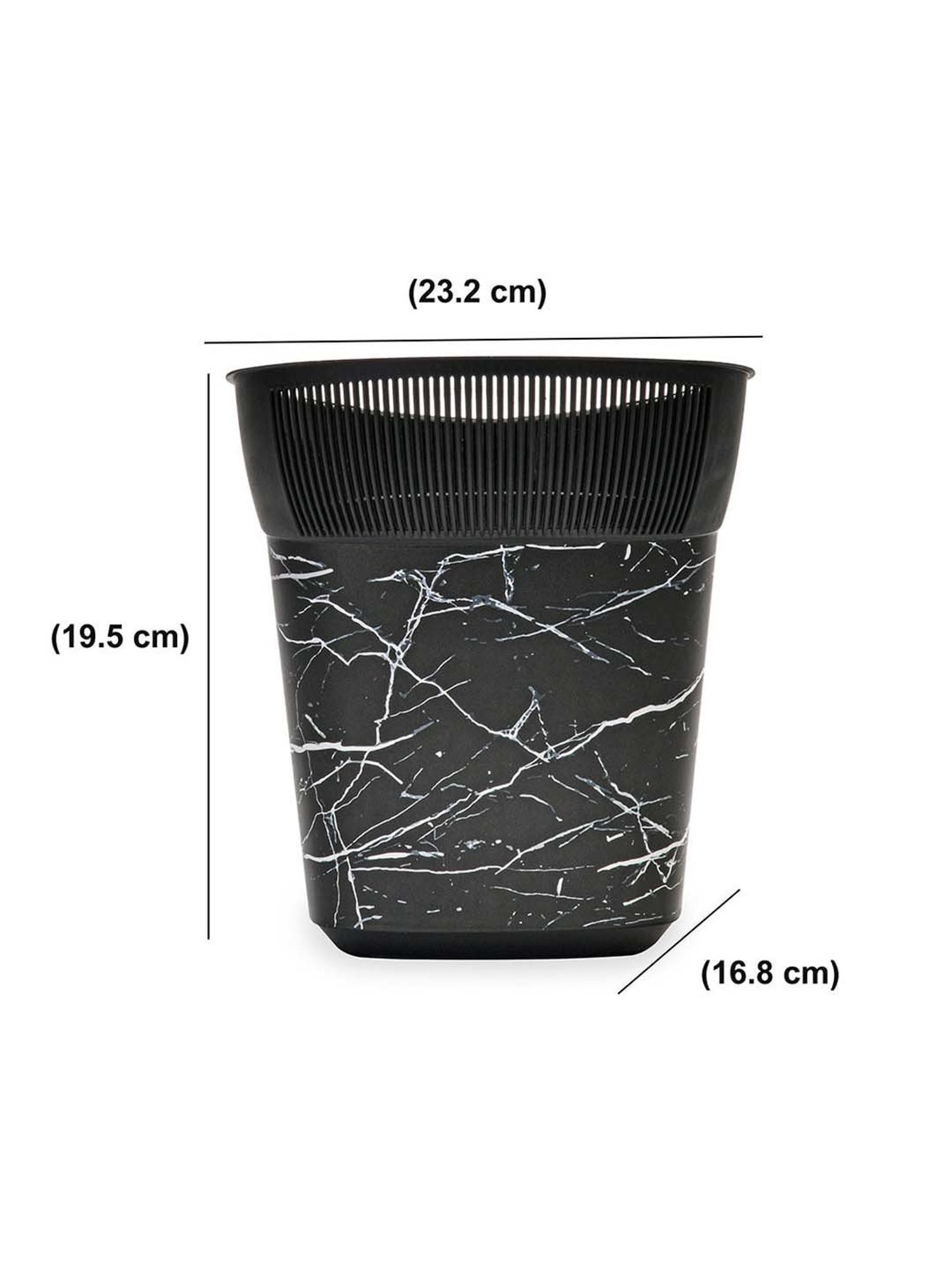 @home Nilkamal Black Polypropylene Multipurpose Rice Strainer