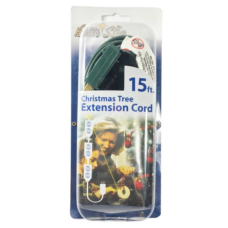 15' Indoor 9 Outlet Extension Cord - Brite Star