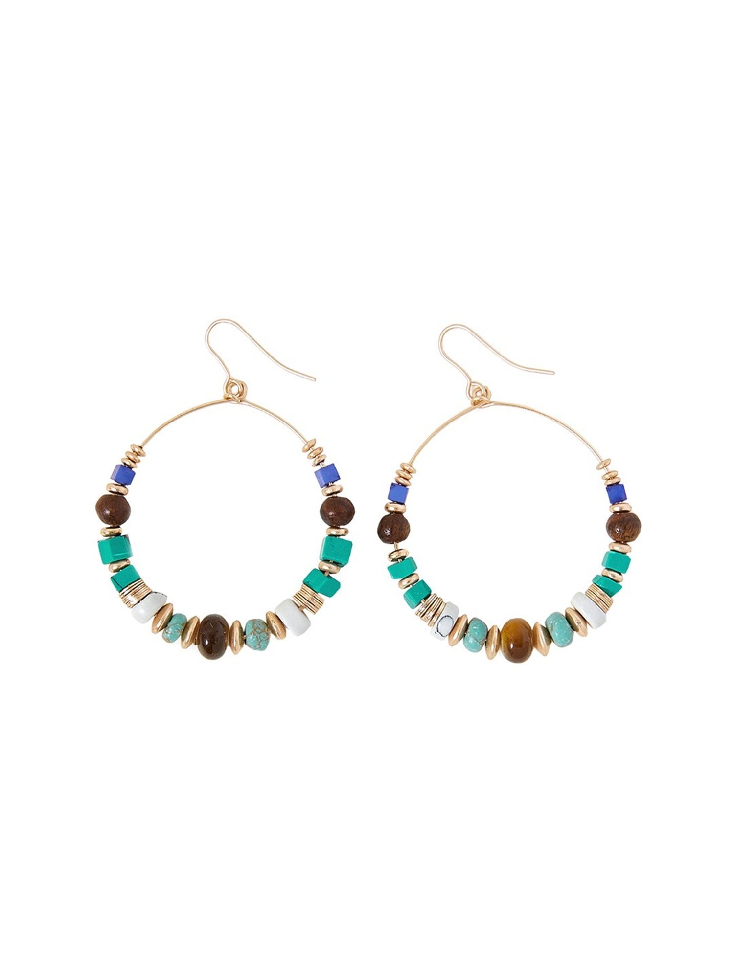 Accessorize London Large Beaded Drop Earrings