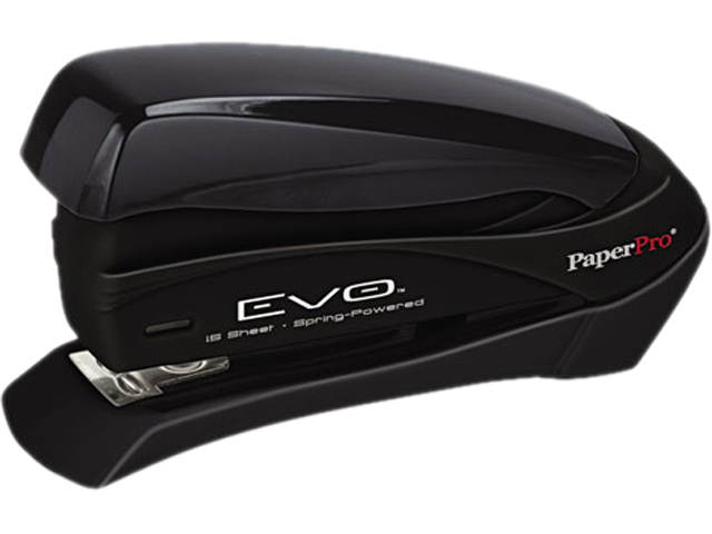 PaperPro 1493 Evo Desktop Stapler, 15-Sheet Capacity, Black