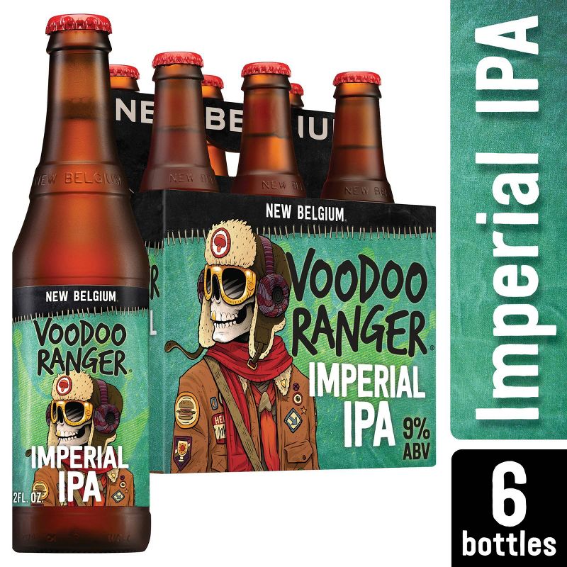 New Belgium Voodoo Ranger Imperial IPA Beer - 6pk/12 fl oz Bottles