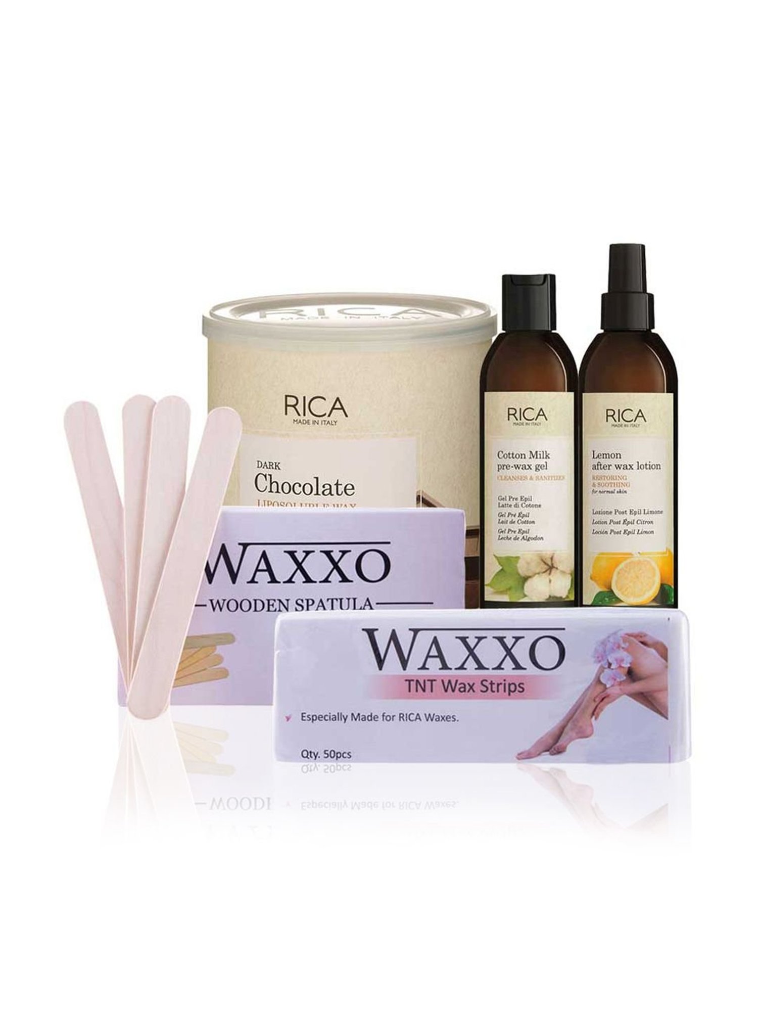 Rica Wax Dark Chocolate Body Waxing Kit 4
