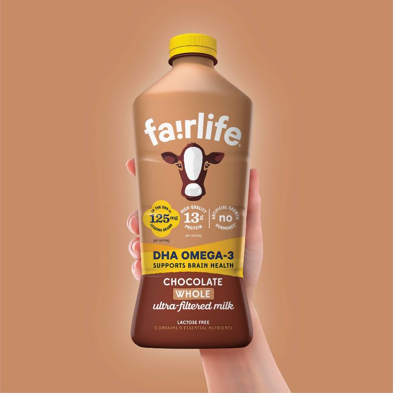 Fairlife Lactose-Free DHA Omega-3 Whole Chocolate Milk - 52 fl oz