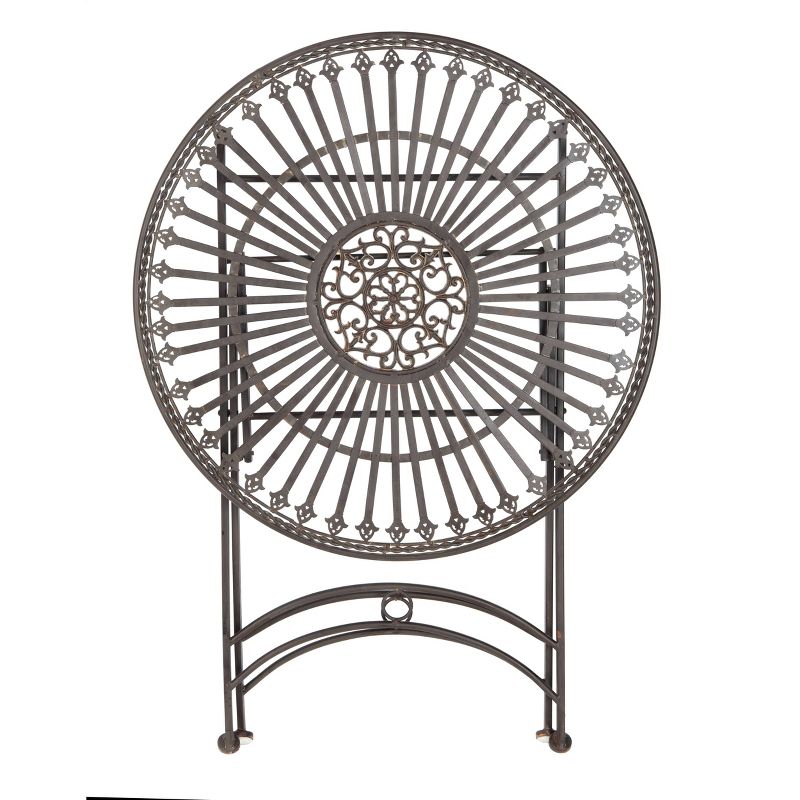 Belen 3pc Bistro Set - Black Rust - Safavieh