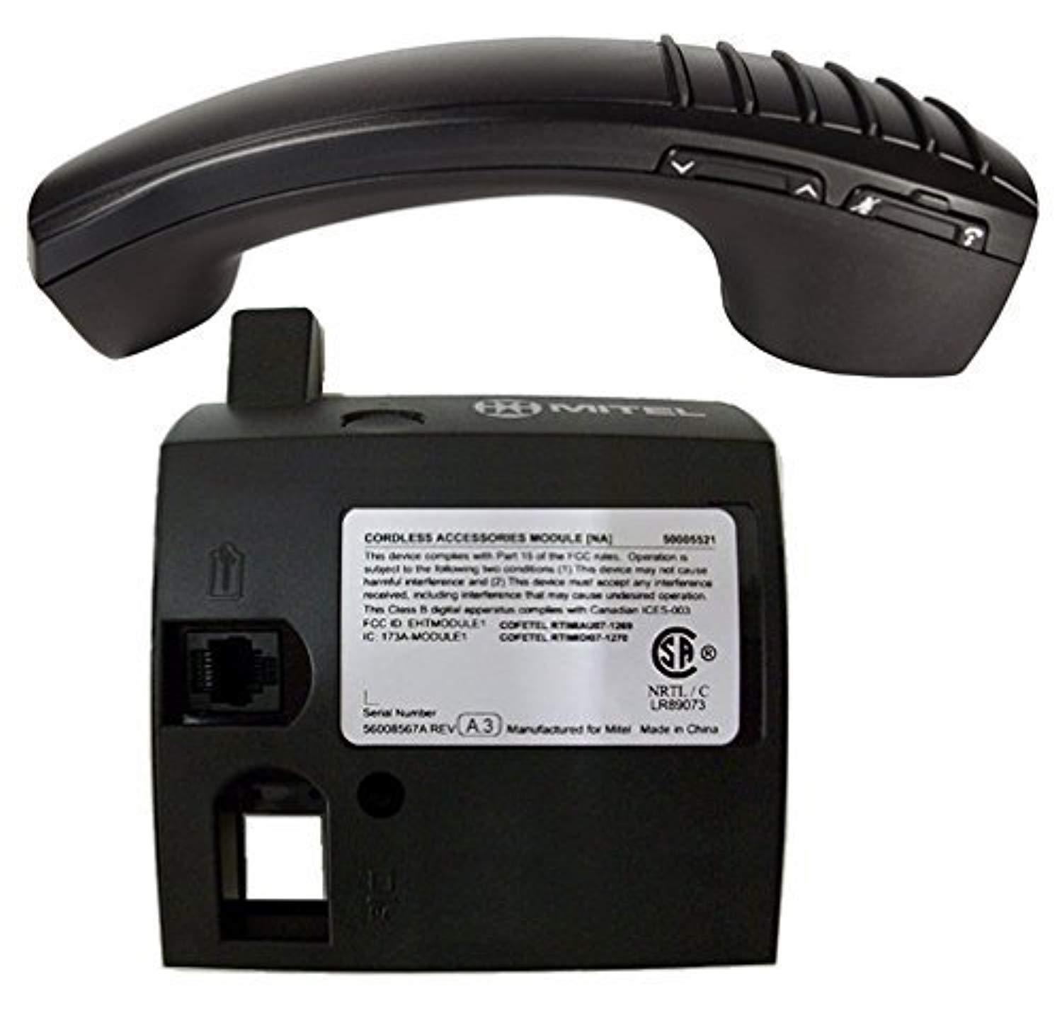 mitel cordless handset and dect module bundle, #50005711 | mitel 5330e, 5340e and 5360e phones | includes all accessories by mi