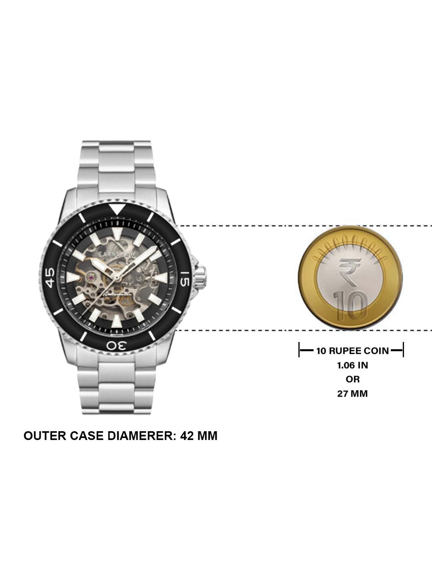 EARNSHAW ES-8227-11 Wallis Automatic Watch for Men