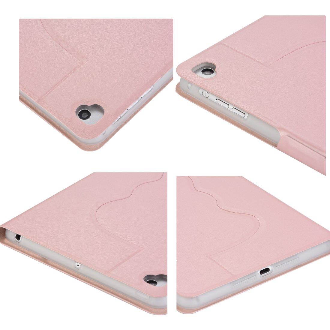 iPad Pro 9.7 2016 Case Cover,Dream Wings 360 Degrees Rotating Slim Stand Smart Screen Protective Case Cover for Apple iPad Pro 9.7 inch 2016 Released Tablet (iPad Pro 9.7 2016, Rose Gold)