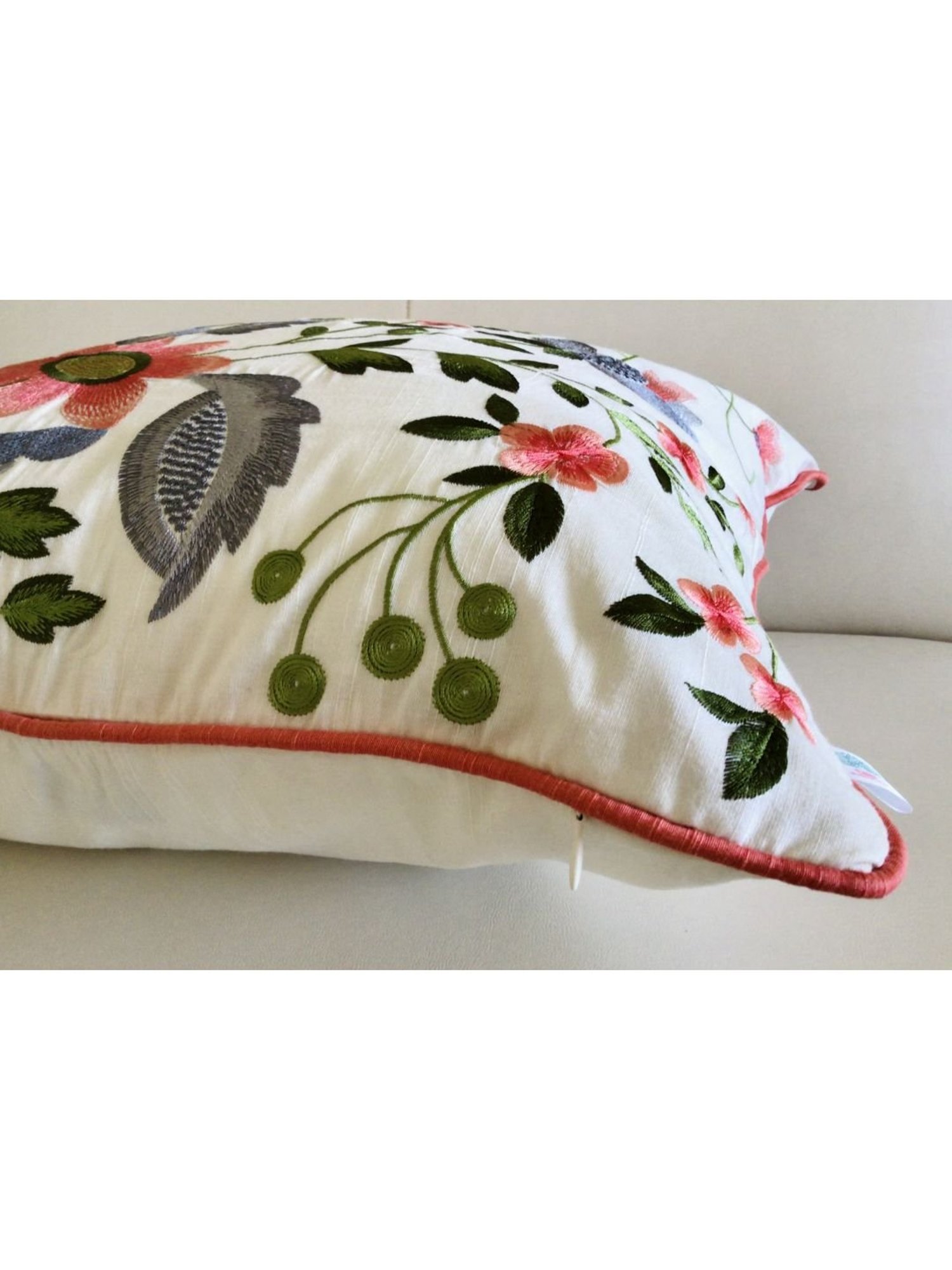 Swayam Multicolor Cotton 40 cm x 40 cm Cushion Covers - Set of 2