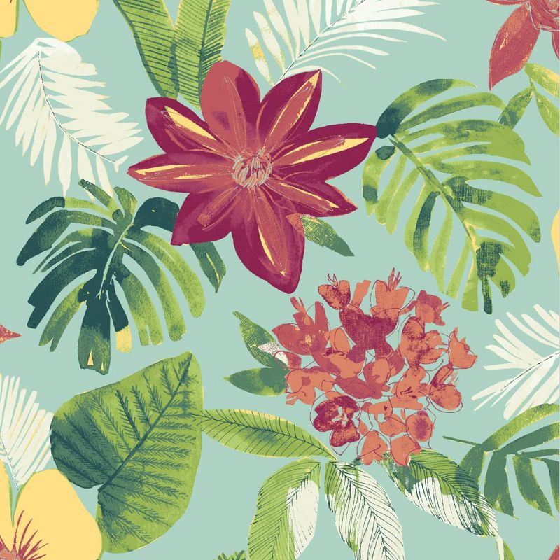 Arden Selections Elea Tropical Outdoor High Back Dining Chair Cushion