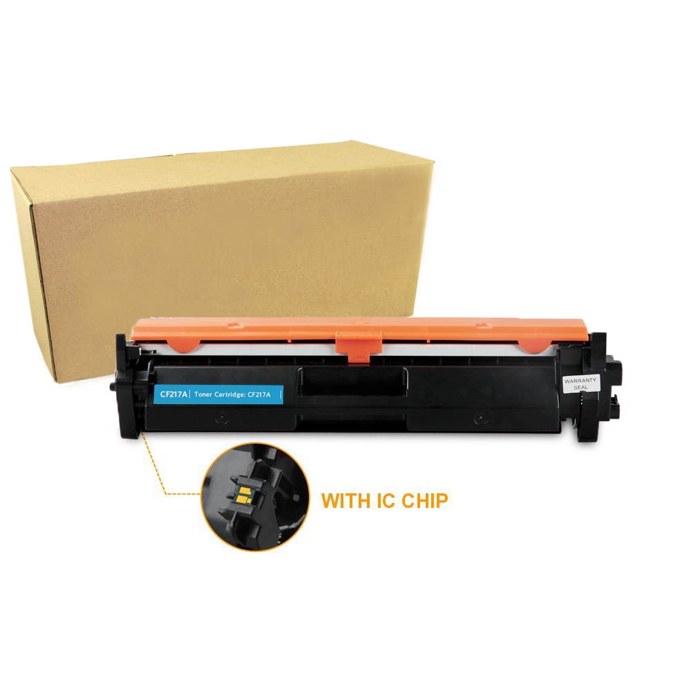 1PK CF217A 17A Toner Cartridge With Chip - For HP LaserJet Pro M102w, LaserJet Pro MFP M130fn, M130fw, M130nw, M130a Printers