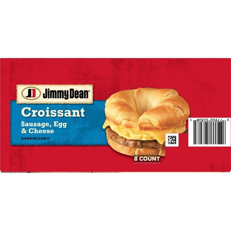 Jimmy Dean Sausage, Egg, & Cheese Frozen Croissant - 36oz/8ct