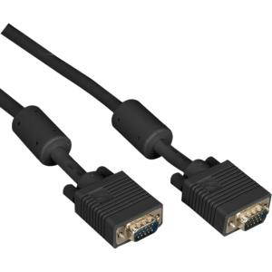 VGA Video Cable with Ferrite Core, Black, Male/Male, 20-ft. (6.0-m)