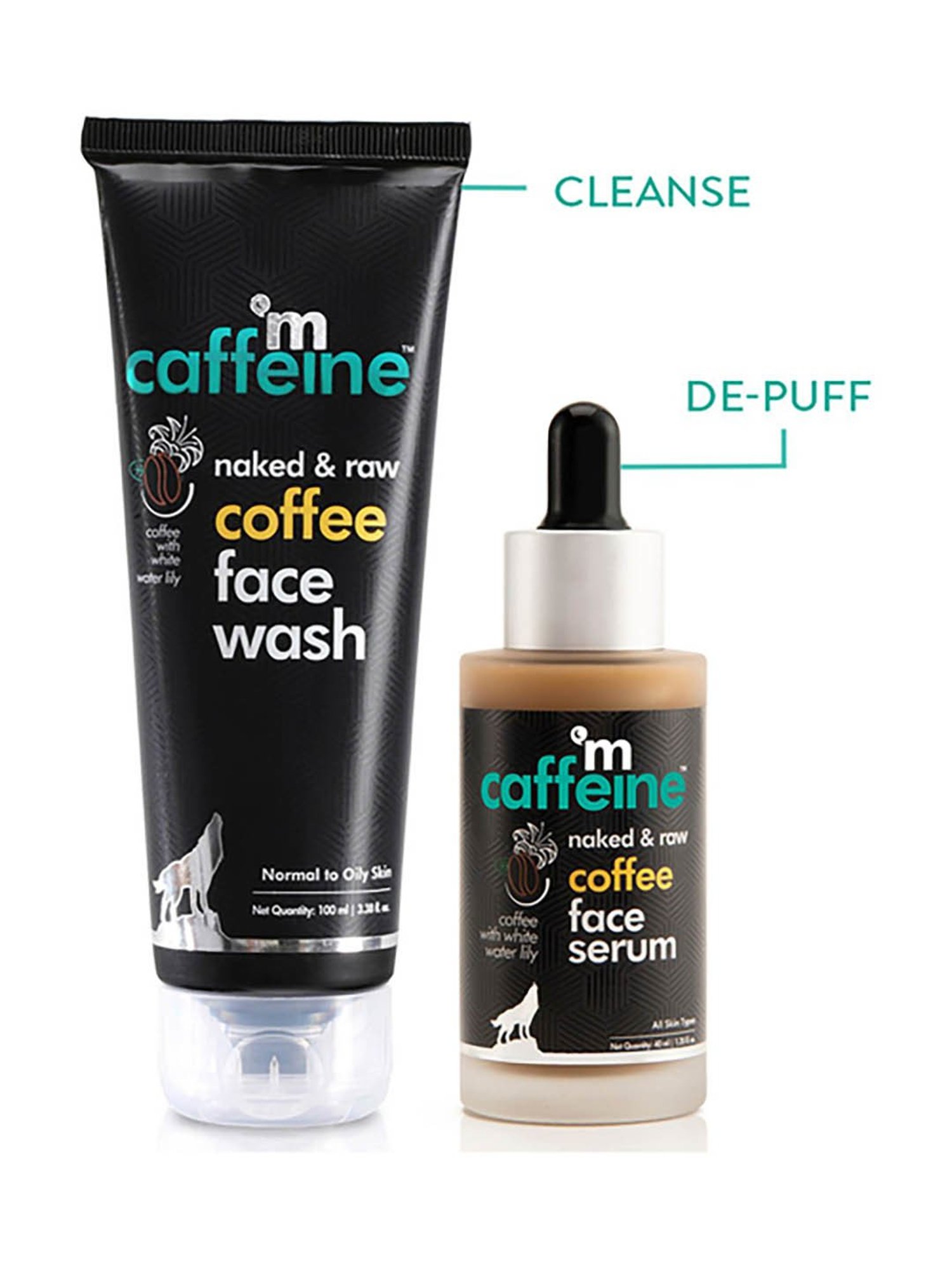 mCaffeine Coffee Ready Duo for Cleanse & De-Pufff