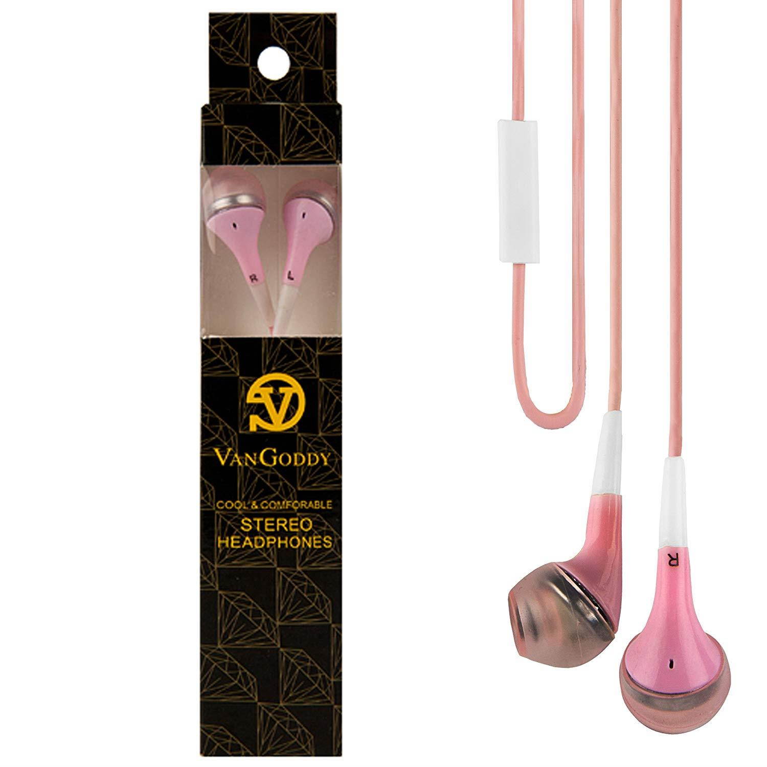 Vangoddy Pillow Zippered Sheen Quilted Sleeve [PNK] For Fire HDX 8.9-inch/Andteck TouchTab 10.1-inch/iPad Air 2 + Earbuds